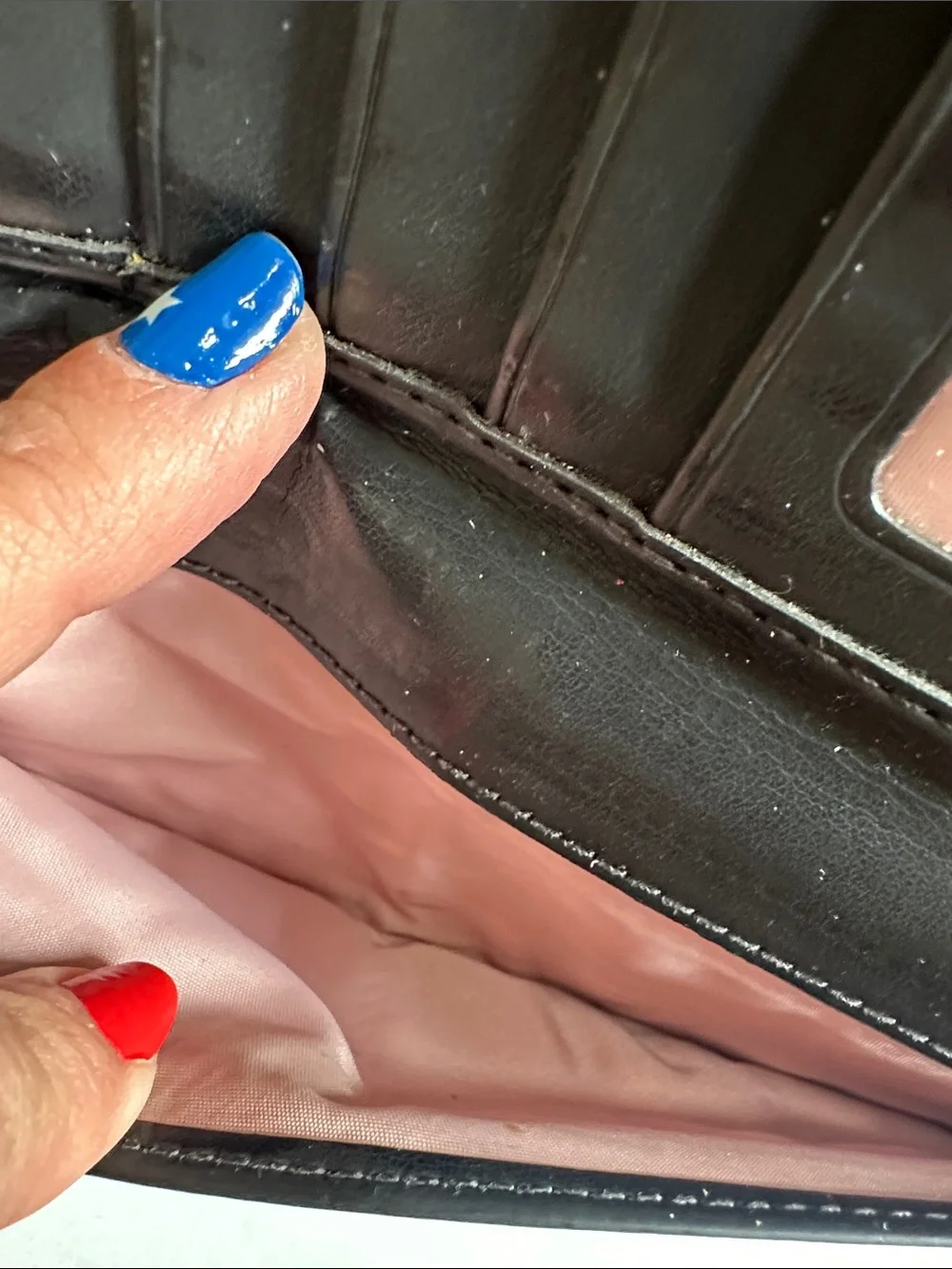 Coach Brown Signature Wallet Zip Around Black Stripe Zipper